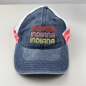 Indiana Graphic Trucker Hat Home Free Patriotic Cap One Size